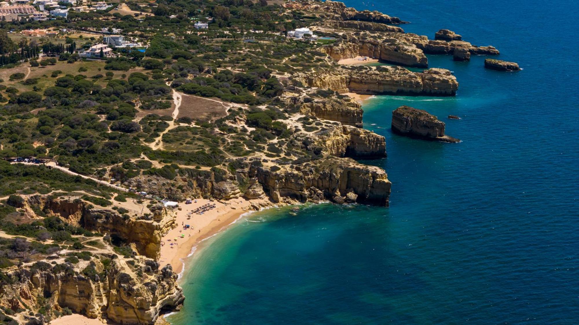 Apartamento No Condominio Baia Village Com Piscina Albufeira Esterno foto
